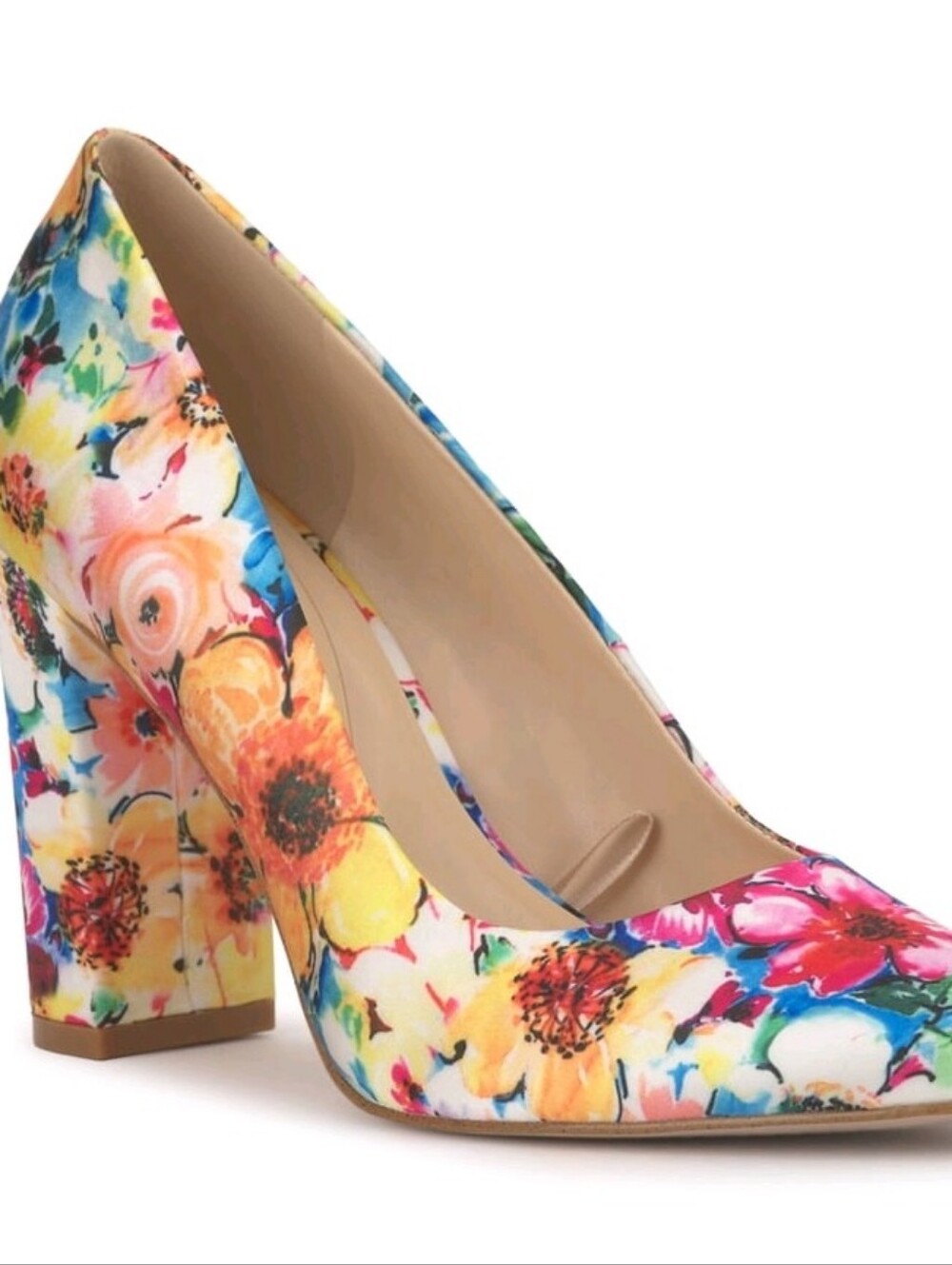 (6) Jessica Simpson Chunky Heel Pumps -